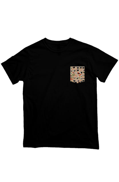 Common Goods - "Sushi Seats" Organic Pocket T-shirt