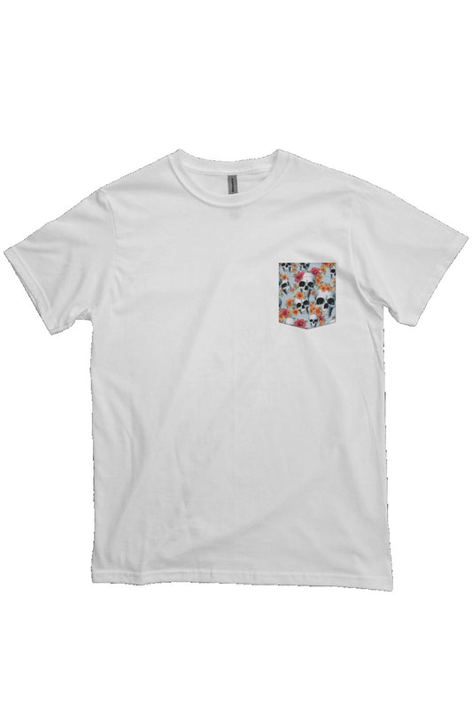 Common Goods - "Punching Up Skulls" Organic Pocket Tee